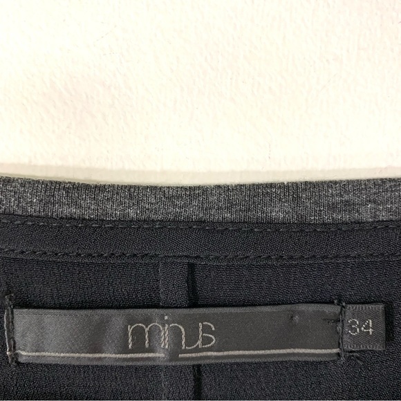 2/$35 Minus Watercolor Stripe Popover Bea Blouse - Picture 8 of 11